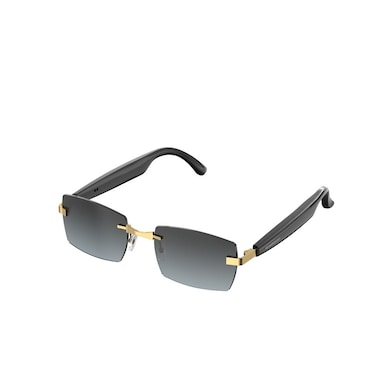 Powerology Cannes Smart Audio BT Sunglasses with Touch Control, Photocromic Lenses, Hi-Fi Sound, Auto Pairing, UV Protection, 8H Music Playtime, Rechargeable Battery, Gold &amp; Black
