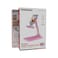 Porodo Desktop Phone &amp; Tablet Stand with Adjustable Telescopic Rod, Up to 12.9-inch Compatibility, 360&deg; Rotating Base, 350g Maximum Load, Anti-Slip Base, ABS &amp; Silicone Materials - Pink