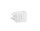 Powerology Lunex Series 3-Port Fast Charging Adapter with UK 3-Pin Plug, 65W PD USB-C Output, 22.5W QC USB-A Output, Multi-Device Charging, Universal Protocol Support &ndash; White