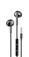 Powerology Stereo Headphone with 1.2M Wire, 14mm Audio Driver, Hi-Fi Audio, In-Line Control Button, Voice Assistant Support, 3.5mm Jack, Premium Sound for Everyday Listening &ndash; Black

