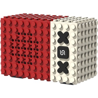 Porodo Soundtec MiniBlock Portable Stereo Speaker with Playful Block Design, 360&deg; Surround Sound, Extended Playtime, Immersive Audio, USB-C Charging - Black