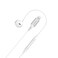 Powerology MFI Mono Lightning Wired Earphones, HD Sound Quality, 14.2mm Audio Driver, In-Line Control Button, Ergonomic Fit &ndash; White