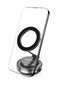 Porodo MagSafe Phone Holder with Electric Suction Base, Adjustable 360&deg; Rotation, Vacuum Lock, N52 Magnets, Magnetic Lock Grip, Multi-Surface Mount &ndash; Black
