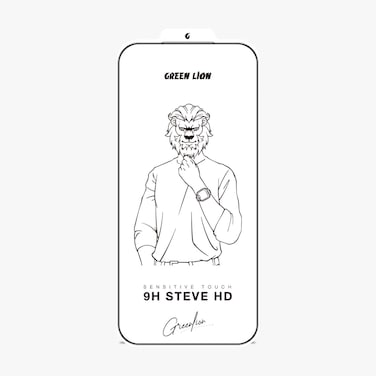Green Lion 9H Steve HD iPhone 17 Pro Max Screen Protector &ndash; Ball Impact Tested, Anti-Scratch, Ultra Thin, Full-Screen Coverage