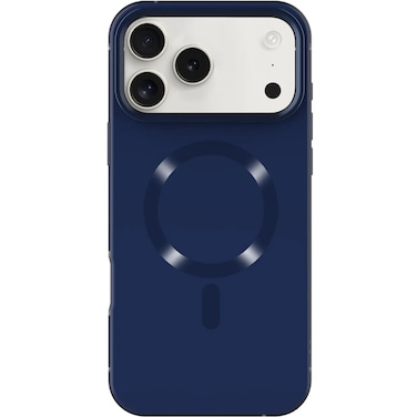 Levelo Opulis MagSafe Frosted Case for iPhone 17 Pro , Liquid Silicone Comfort, Anti-Scratch, Aluminum Alloy Frame for Camera &amp; Edges, Anti-Fingerprint, Strong Magnets - Midnight Blue