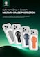 Green Lion MagSafe Grip Case for iPhone 17 Pro, Anti-Scratch, Camera Protection, Screen Protection, Anti-Yellowing Clarity, Comfortable Grip, Military-Grade Guard &ndash; Orange Titanium
