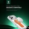 Green Lion MagSafe Leather Grip Case for iPhone 17 Pro Max, Crystal Clear, Scratch Resistance, Leather Grip Strap, Strong Magnets, Military Grade Protection &ndash; Orange Titanium