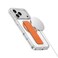 Green Lion MagSafe Leather Grip Case for iPhone 17 Pro, Crystal Clear, Scratch Resistance, Leather Grip Strap, Strong Magnets, Military-Grade Protection &ndash; Orange Titanium
