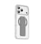Green Lion Grip 360&deg; MagSafe Case for iPhone 17 Pro, 3500gs Impact Resistance, Foldable Stand, Leather Grip Strap, Camera Protection &ndash; Silver Titanium