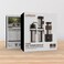 LePresso 4-in-1 Outdoor Coffee Set with Drip Coffee, Grinder &amp; Water Boiler, 20g Bean Cup, 150mL Coffee Cup, USB-C Charging, 13W Power, Heated Water &amp; Adjustable Grind &ndash; Silver