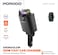 Porodo AromaGlow 120W Car Charger with Diffuser, RGB LED Lights, PD 30W, 180&deg; Adjustable Head, Retractable 80cm Cables, Perfume Set with 3 Fragrances, Type-C &amp; Lightning Output &ndash; Black