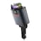 Porodo AromaGlow 120W Car Charger with Diffuser, RGB LED Lights, PD 30W, 180&deg; Adjustable Head, Retractable 80cm Cables, Perfume Set with 3 Fragrances, Type-C &amp; Lightning Output &ndash; Black