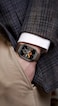 Green Lion Ridge Smart Watch with Magnetic Charging, Bluetooth Calls, Music Player, Health Monitoring - Black / Brown