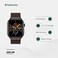 Green Lion Ridge Smart Watch with Magnetic Charging, Bluetooth Calls, Music Player, Health Monitoring - Black / Brown