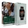 Green Lion Ridge Smart Watch with Magnetic Charging, Bluetooth Calls, Music Player, Health Monitoring - Black / Brown