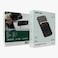 حامل بطاقات محفظة GREEN LION W4- MAGSAFE، مزود بمسند مدمج بزوايا قابلة للتعديل (40°-180°) - أسود
