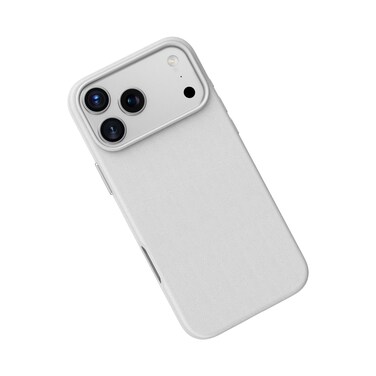 Green Lion Leather MagSafe Case for iPhone 17 Pro, Drop &amp; Camera Protection, Anti-Scratch, Comfortable Grip &ndash; White