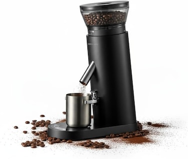Green Lion Electric Coffee Grinder Ultimate Grind &ndash; Conical Burr Grinder with 60 Precise Adjustable Settings, 130g Large Capacity, 200RPM Slow-Speed Grinding for Consistent Flavor