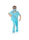 Mad Toys Scary Zombie Surgeon Set Uniform with Mask Spooky Theme Party Halloween Child Costumes, 11-12 Years