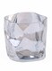 Pear Rock Twisted Iridescent Short Glass