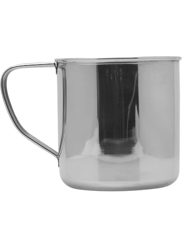 Stainless Steel Mug with Handle, 10 cm, NM0010, Serving Mug, Water Mug, Tea &amp; Coffee Serveware Silver