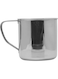 Stainless Steel Mug with Handle, 10 cm, NM0010, Serving Mug, Water Mug, Tea &amp; Coffee Serveware Silver