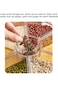 6-Grid 360&deg; Rotating Rice &amp; Grain Dispenser, 5KG Moisture-Resistant Storage Box with Lid