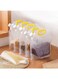 CHIC Multigrain storage bags, grain moisture-proof sealed bag, food storage pouches, airtight packaging baggies, reusable and stand up storage for food, grain, beans, candy, liquid storage, 5pcs (5l)