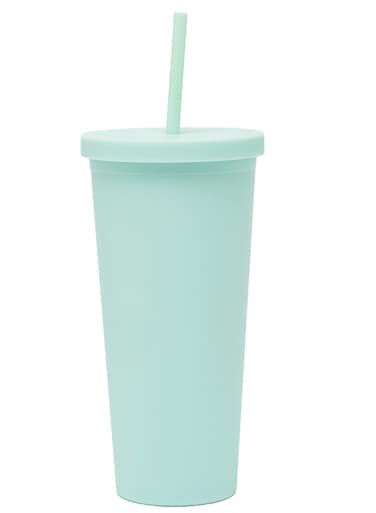 Pear Green Sippy 24 Oz Plastic Water Bottle