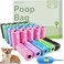 OGIRL 45Rolls-675pcs Dog Poop Bags,Pet Waste Bags with Dog Leash Clip and Poop Bag Dispenser,Eco-friendly, Leak-Proof, Water-Proof,Durable and Strong, Cat Litter &amp; Dog Poop Scoop Bags