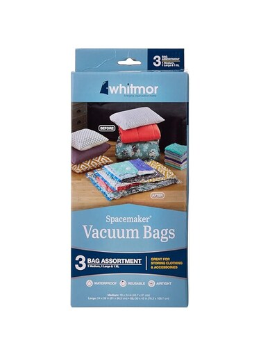 Whitmor Spacemaker Vacuum Bag S/3