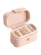 Small Jewelry Ring Box Travel Jewelry Ring Storage Case for Earrings Rings Organizer (Pink, One size)