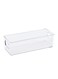 Clear Pantry Storage Bin Small 25.5 X 10 X 7.6 Cm