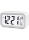 douself Smart Digital Alarm Clock with Date and Temperature Snooze Button on Top Battery Operated Rectangle Desk Clock with Night Light for Bedroom Kids Children Girls Boys