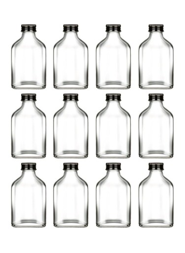 12 pack 4 oz empty juice bottle glass milk beverage bottle coffee bottle bottle bottle coffee bottle bottle party drink shop coffee shop