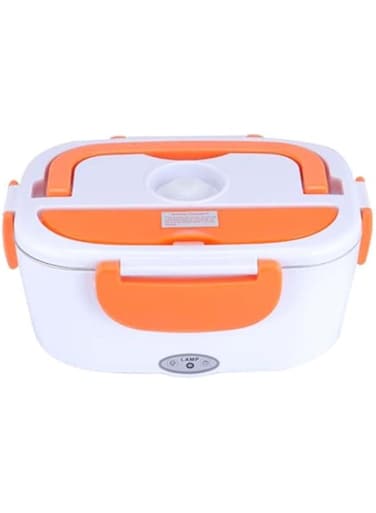 Dubai Gallery Portable Electric Lunch Box Orange/White AMZ-N38941134A