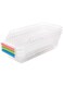 Beauenty Refrigerator Organizer Bins, 2pack Retractable Fridge Drawer Organizer Basket, Vertical Space-Saving Container Storage Rack (2 Pieces, 13.2 x 30 x 8.5cm) (2)