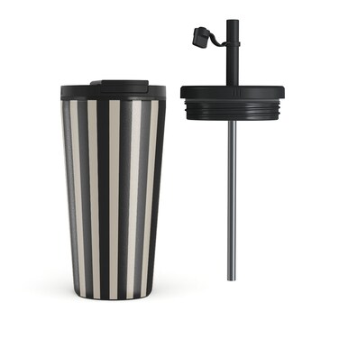 Burga Prophecy 700ml Travel Mug Flap &amp; Straw Set Lid Combo &ndash; BPA-Free Stainless Steel, Triple-Layer Insulated, Leak-Resistant, Premium Printed Design &ndash; Hot &amp; Cold Drinks