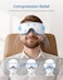Eye Massager with Heat, Heated Eye Mask with Bluetooth Music for Migraine, Eye Care Face Massager, Relax Eye Strain Dark Circle Eye Bags Dry Eye, Ideal Birthday Gift