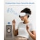 Eye Massager with Heat, Heated Eye Mask with Bluetooth Music for Migraine, Eye Care Face Massager, Relax Eye Strain Dark Circle Eye Bags Dry Eye, Ideal Birthday Gift