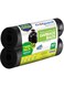 HOTPACK, Disposable Strong &amp; Bio-Degradable Heavy Duty Garbage Bag Roll Twin Pack, Medium, 60 Pieces