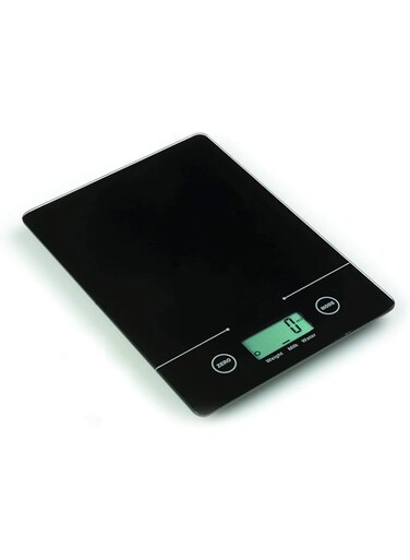 Shallow Electronic Kitchen Scales, Black, Bd-Wei-Kit