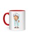 Styles Arabic Cartoon Printed Mug White/Red