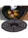 Zudoo Air Fryer Replacement Grill Pan, 6.1 Inch Air Fryer Grill Plate Crisper Plate Air Fryer Accessories for 5QT Air Fryer, Non Stick, Dishwasher Safe, Air Fryer Replacement Parts