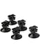 Uoeo 30 Pcs Aquarium Suction Cups Airline Tube Clips Holders Suckers Clips Fish Tank Tube Holders Clamps, Connectors - Black