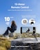 TELESIN Fun Short Grip-2 + Telesin Magnetic Selfie Light Bundle. Designed for creators, vloggers, and everyday users