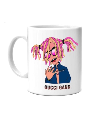 Print Gucci Gang Printed Coffee Mug Blue/Yellow/Pink Standard