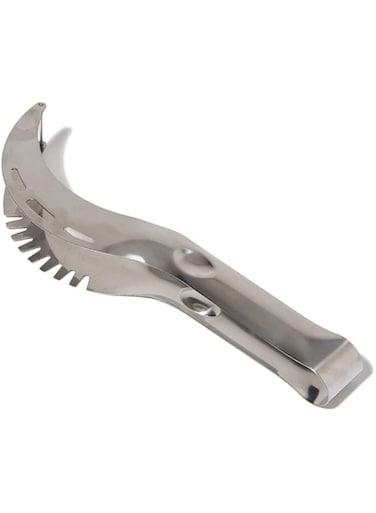 Dubai Gallery Multi-Purpose Stainless Steel Watermelon Slicer Silver 22Centimeter