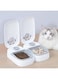 2Pcs Automatic Cat Feeder with Ice Pack, Smart Automatic Cat Feeder, 2-Meal Pet Feeder for Small Dogs, Portion Control Automatic Dog Feeder, Dry and Wet Food Dispenser for Cats, 48-Hours Timer