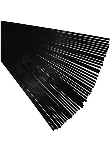 Oossuiezl Pack of 100PCS 10" 25cm Black Fiber Diffuser Sticks Refill Fragrance Reed Diffuser Sticks
